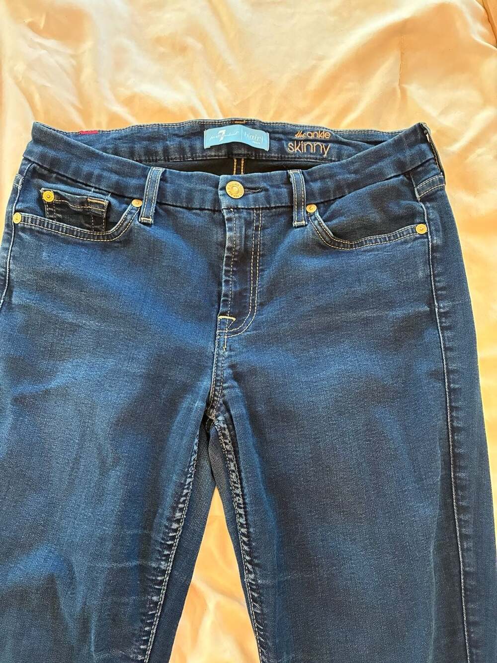 7 For All Mankind The Ankle Skinny B(air) Jeans Size 29
